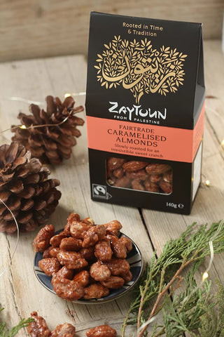 Palestinian Caramelised Almonds, 140g - Zaytoun