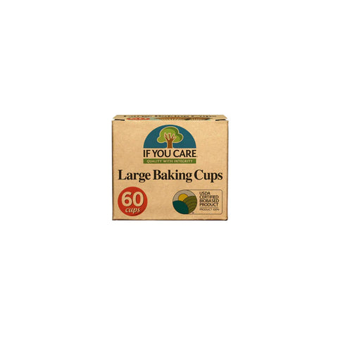 Baking Cups x 60 - Large, Unbleached