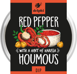 Houmous, Red Pepper (Delphi Foods) - 170g