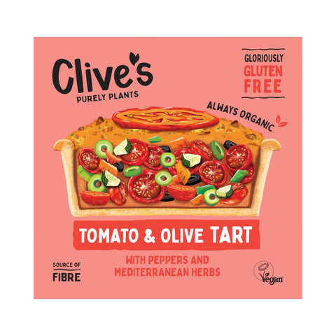 Tomato & Olive Provencale Tart - Gluten Free (Clive's)