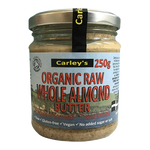 Whole Raw Almond Butter, Organic - 250g