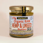 Raw Hemp & Linseed Butter, Organic - 170g