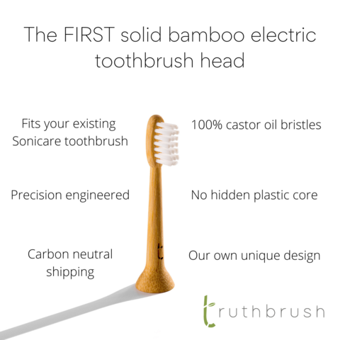 Truthbrush - Electric trushbrush head (Pack of 2)